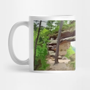 Arch in the Red River Gorge Painting Mug